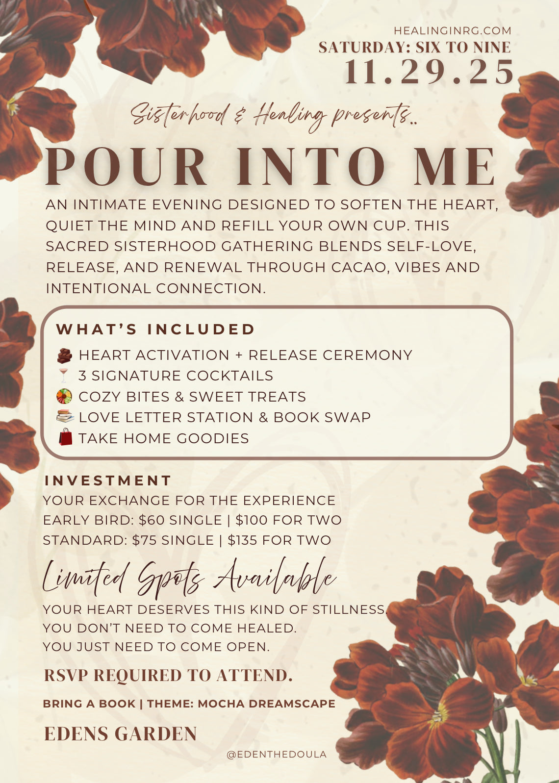 Pour Into Me: A Sacred Self-Love Experience