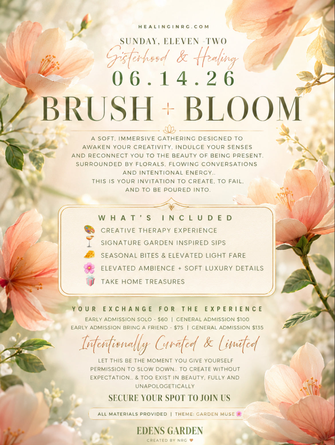 Brush + Bloom | Sisterhood & Healing 🌸